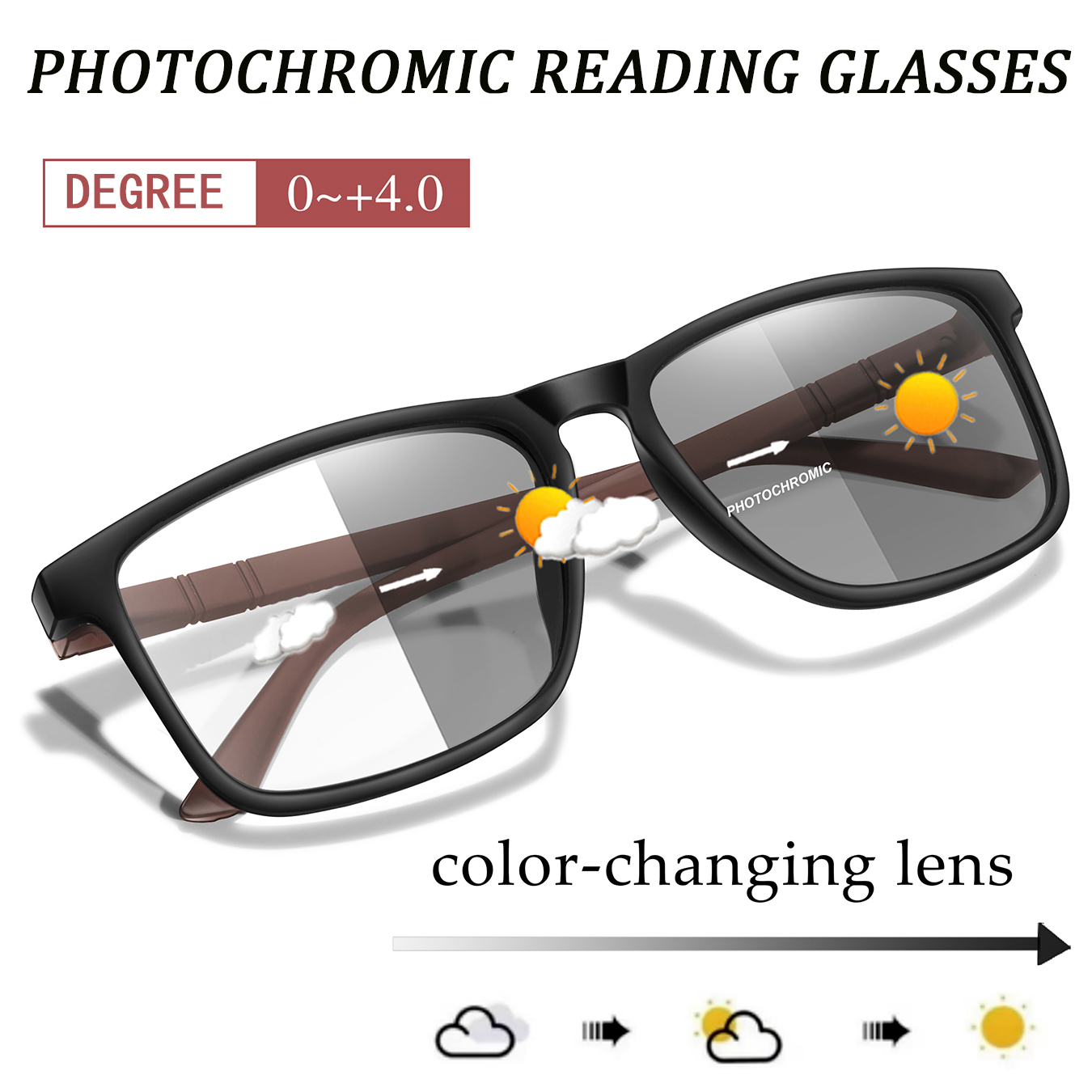 Women'S Fashion Magazines - Lightweight Anti-Blue Light Photochromic Reading Glasses