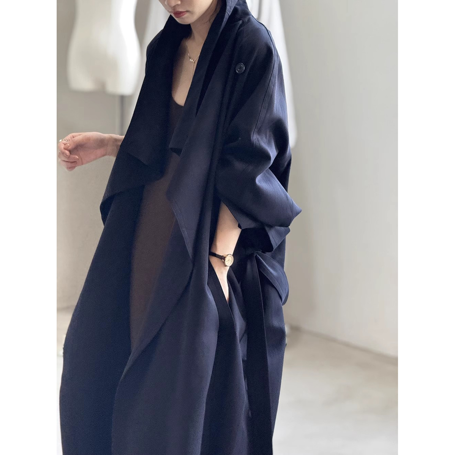 Allingentle Women's Long Coat  - Women'S Fashion Jackets ulasan dan harga
