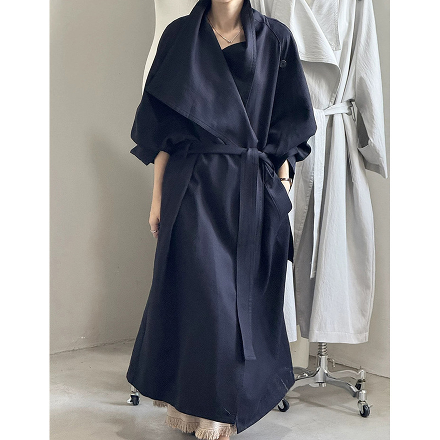 Allingentle Women's Long Coat  - Women'S Fashion Jackets ulasan dan harga