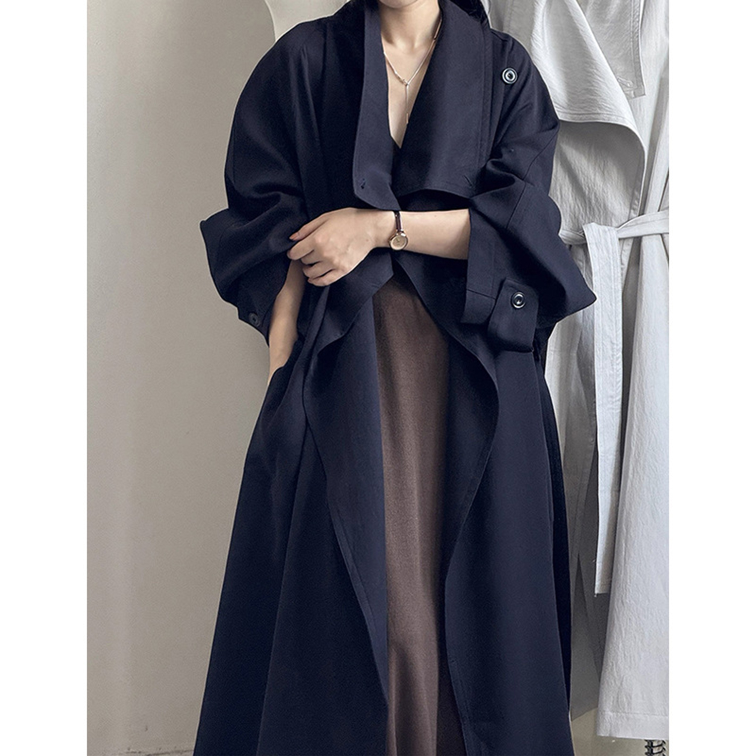 Allingentle Women's Long Coat  - Women'S Fashion Jackets ulasan dan harga