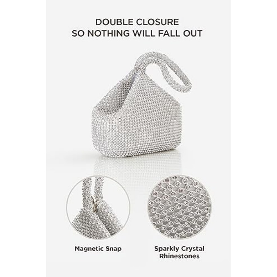 Women's Rhinestone Clutch Even - Women'S Fashion Of The 1920S ulasan dan harga