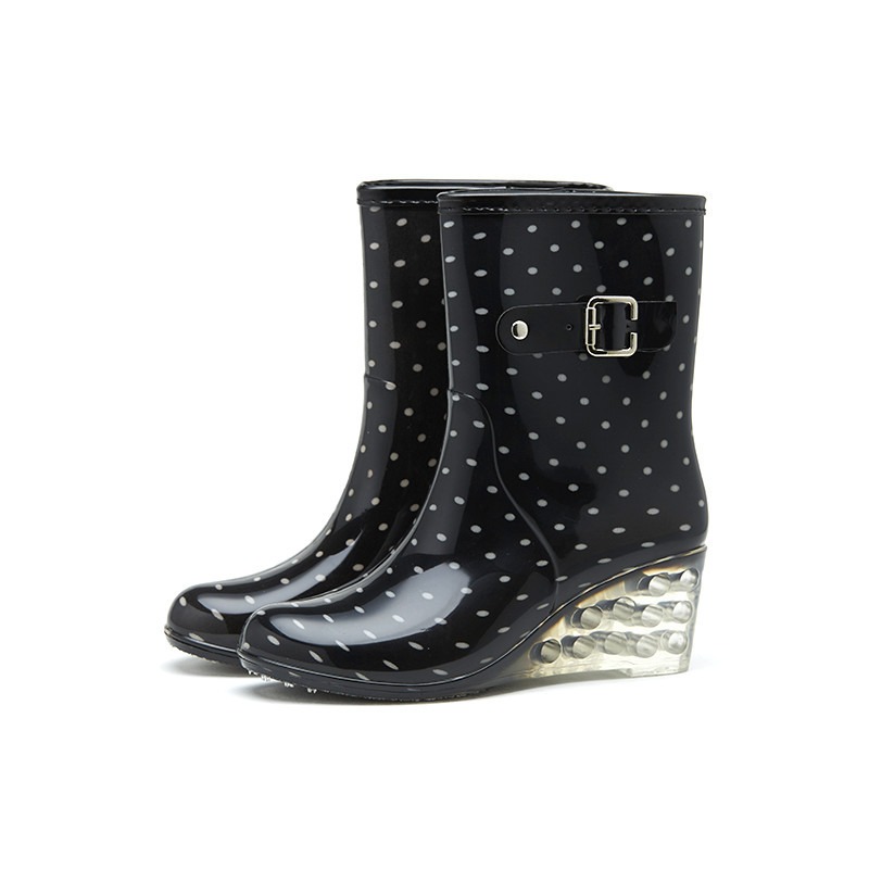 Women's Wellies Fashion Buckle - Women'S Fashion Gumboots ulasan dan harga