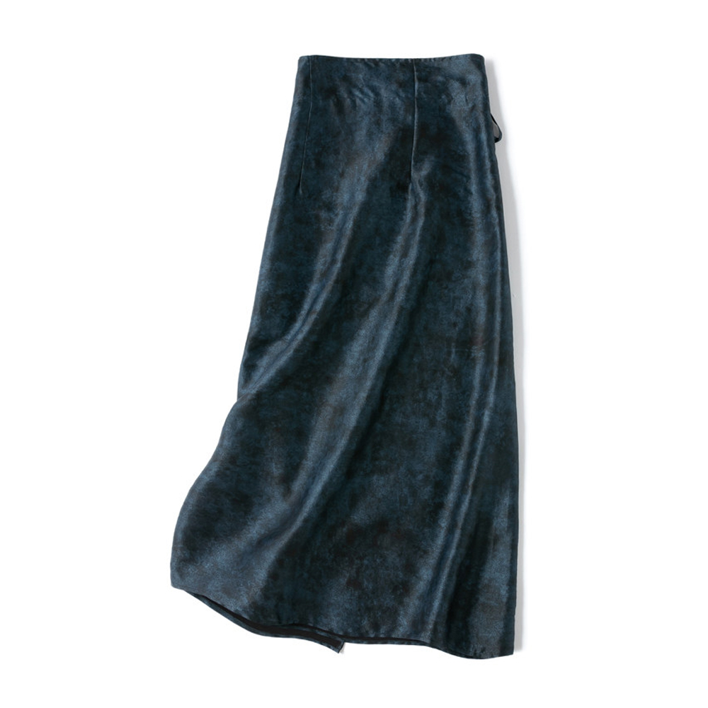2026 New Blue Gilded Satin 100 - Women'S Fashion Gilded Age ulasan dan harga