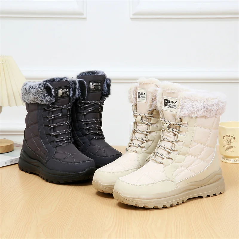 Winter Plush Warm Women Snow B - Women'S Fashion Hiking Boots ulasan dan harga