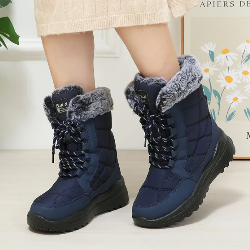 Winter Plush Warm Women Snow B - Women'S Fashion Hiking Boots ulasan dan harga