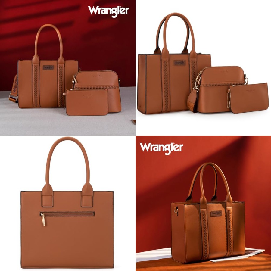 Wrangler 3Pcs Purses for Women - Crossbody Bag Women ulasan dan harga