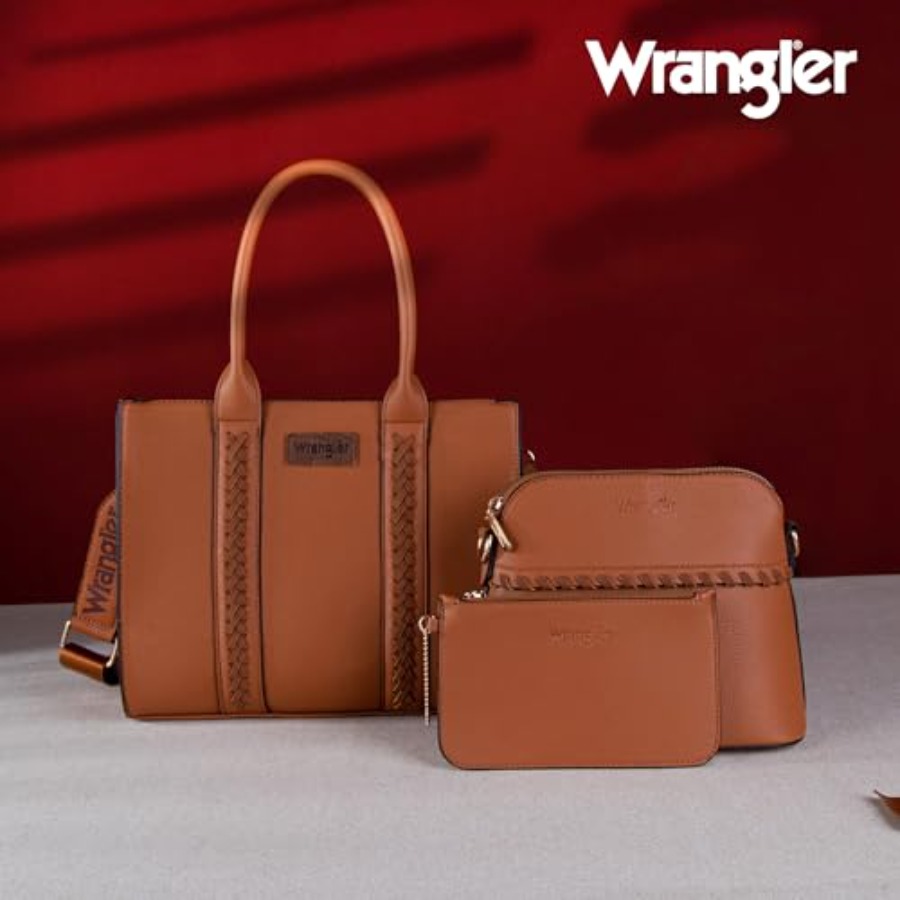 Wrangler 3Pcs Purses for Women - Crossbody Bag Women ulasan dan harga