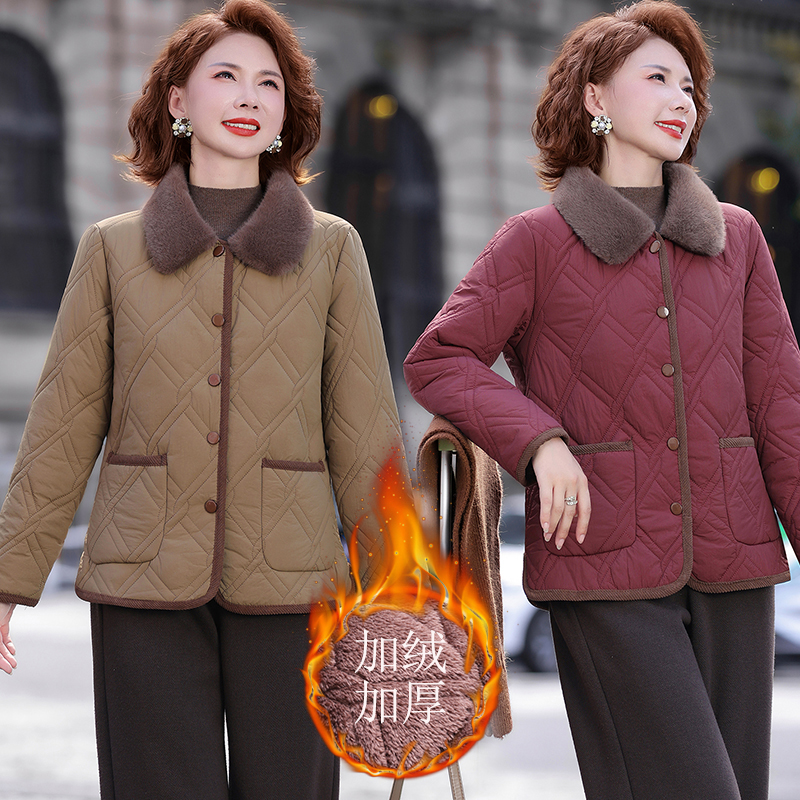 Fashionable Warmth Short down  - Women Fashion Over 60 ulasan dan harga