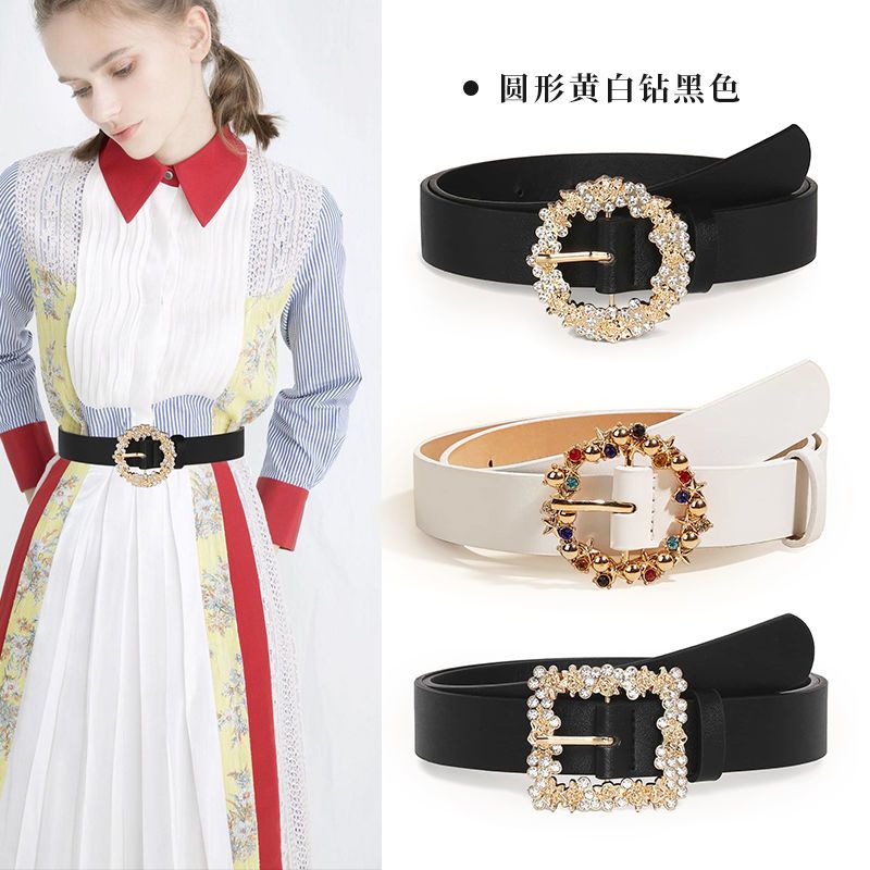 Rhinestone Buckle Belt Western - Women'S Fashion Trends Fall 2025 ulasan dan harga