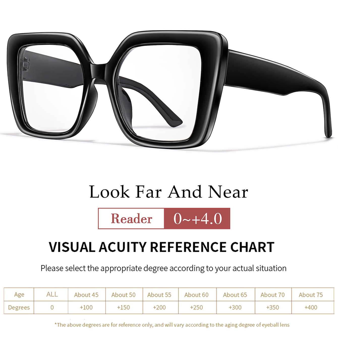 Large-Rrame Reading Glasses Ca - Women'S Fashion Magazines ulasan dan harga