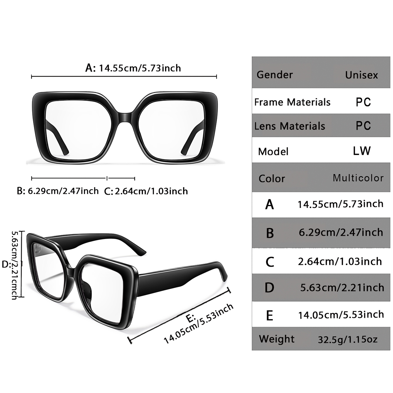 Large-Rrame Reading Glasses Ca - Women'S Fashion Magazines ulasan dan harga
