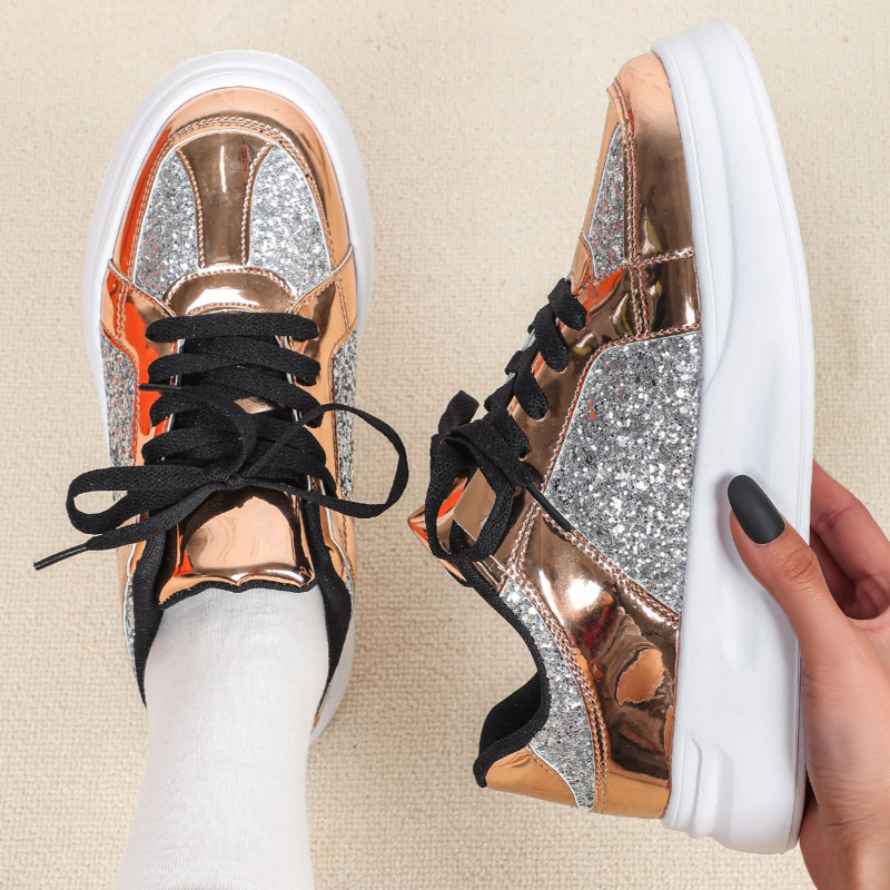 Fashion Sequin Shoes Women Cas - Sneakers Fashion Women ulasan dan harga