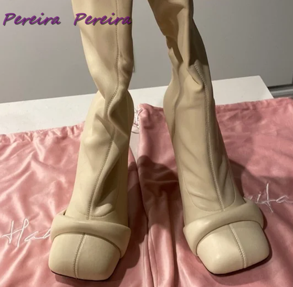 Solid Strange Style Knee-High  - Women'S Fashion Winter 2025 ulasan dan harga