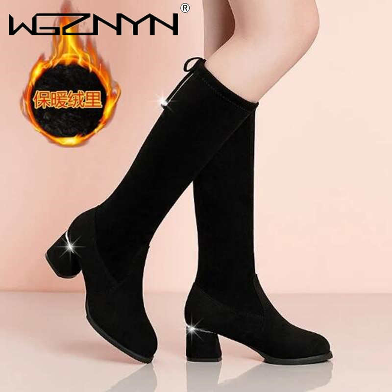 Women Autumn Winter Black Knee - Women'S Fashion Winter 2025 ulasan dan harga