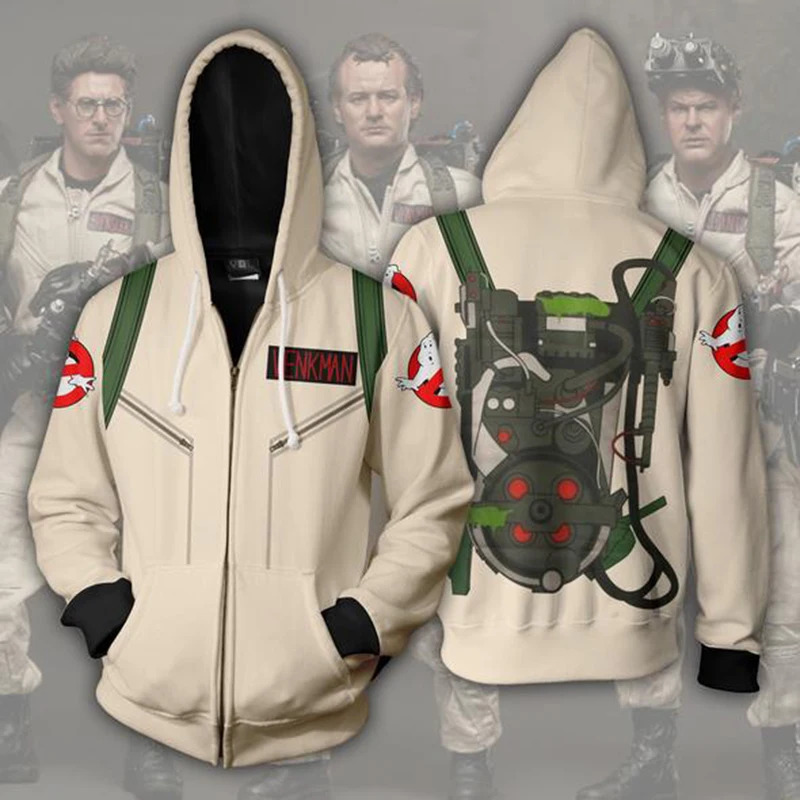 Fashion Ghost busters Zip up H - Women'S Fashion Jackets ulasan dan harga