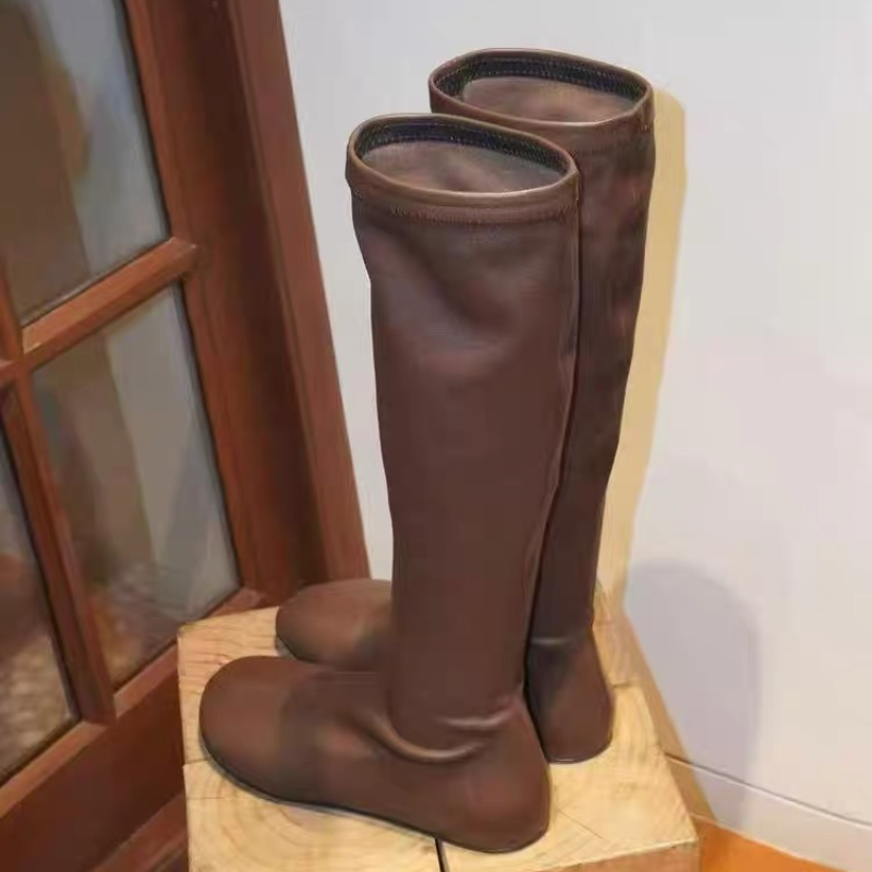 2025 New Women High Boots Flat - Women'S Fashion Winter 2025 ulasan dan harga