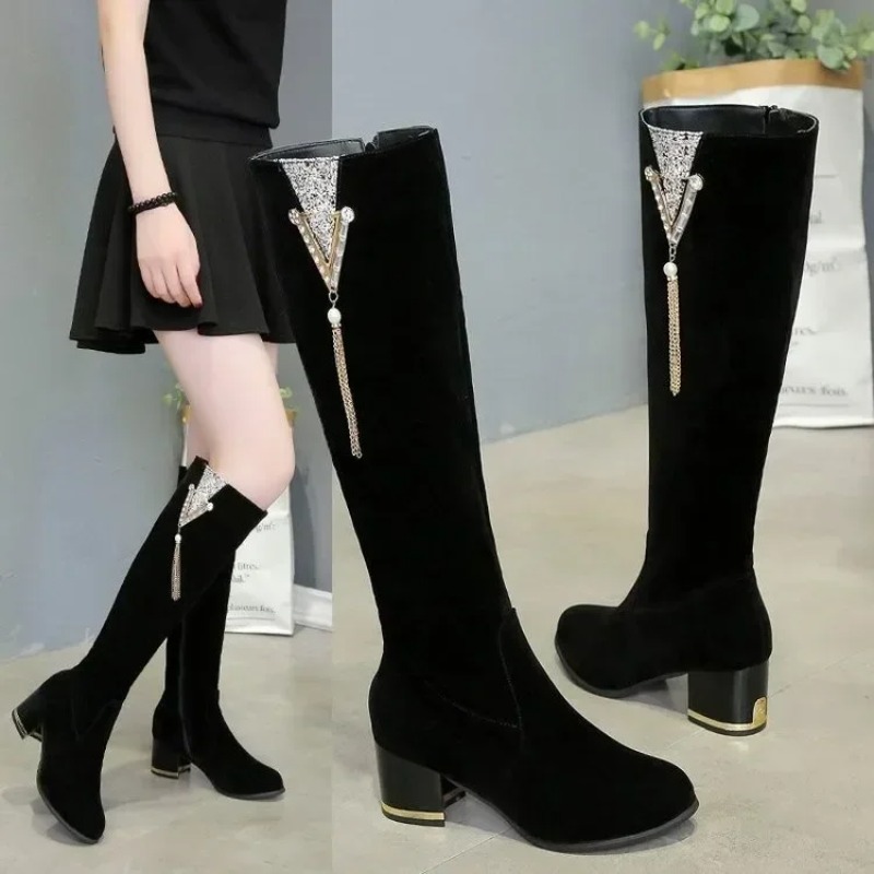 Women's Knee High Boots Luxury - Women'S Fashion Winter 2025 ulasan dan harga
