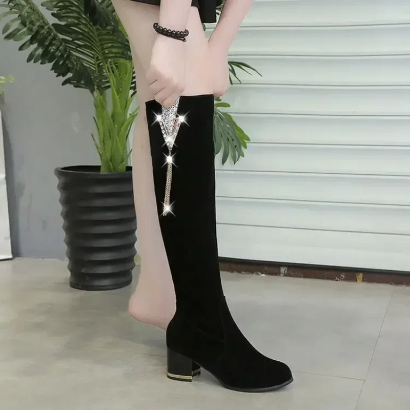 Women's Knee High Boots Luxury - Women'S Fashion Winter 2025 ulasan dan harga