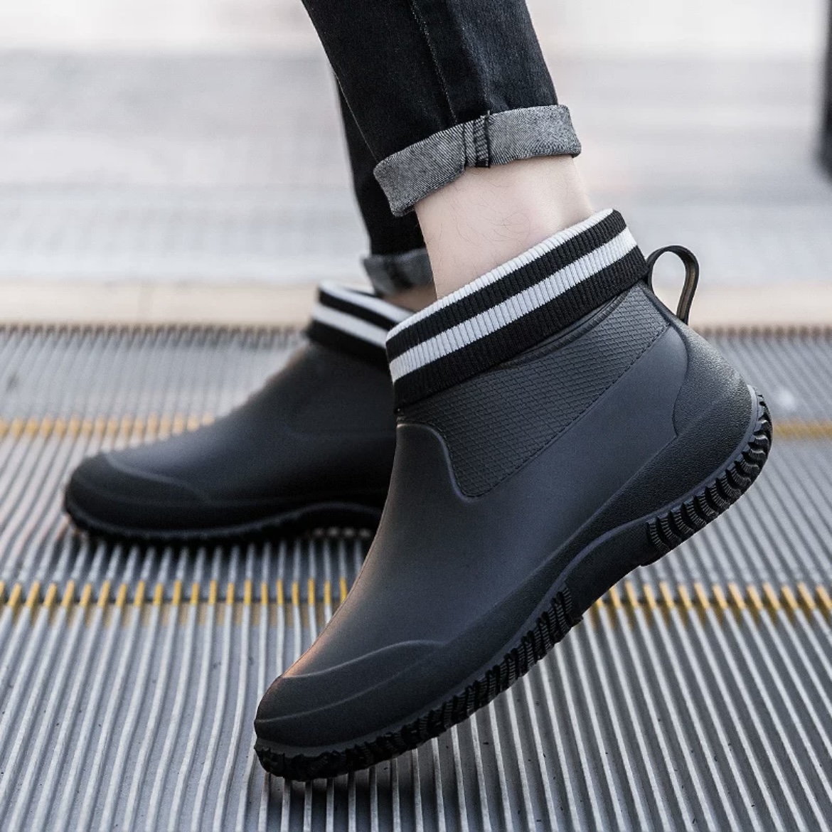 Fashion Couple's Rain Boots Ru - Women'S Fashion Gumboots ulasan dan harga