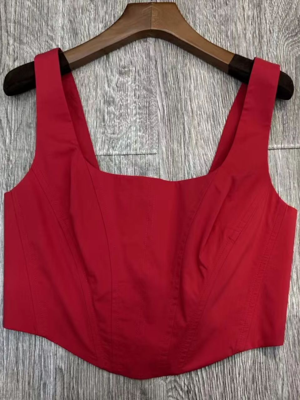 Women Fashion Set Square Colla - Women'S Fashion Vest Tops ulasan dan harga