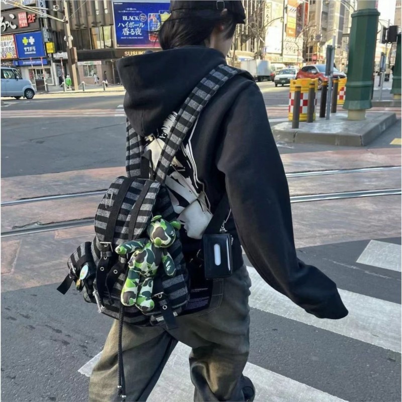 Harajuku Vintage Backpack Wome - Women'S Fashion Backpack ulasan dan harga