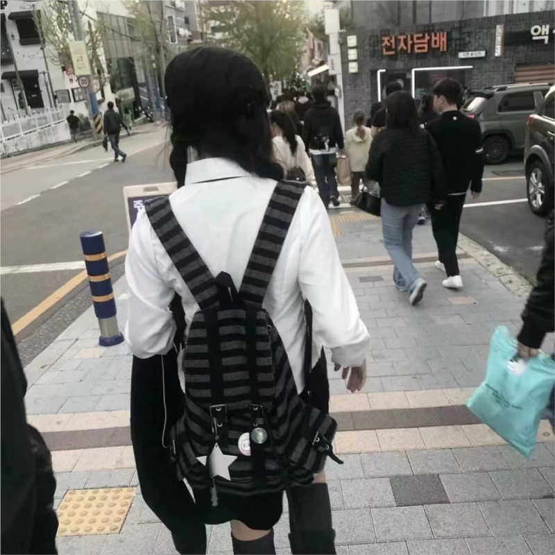 Harajuku Vintage Backpack Wome - Women'S Fashion Backpack ulasan dan harga