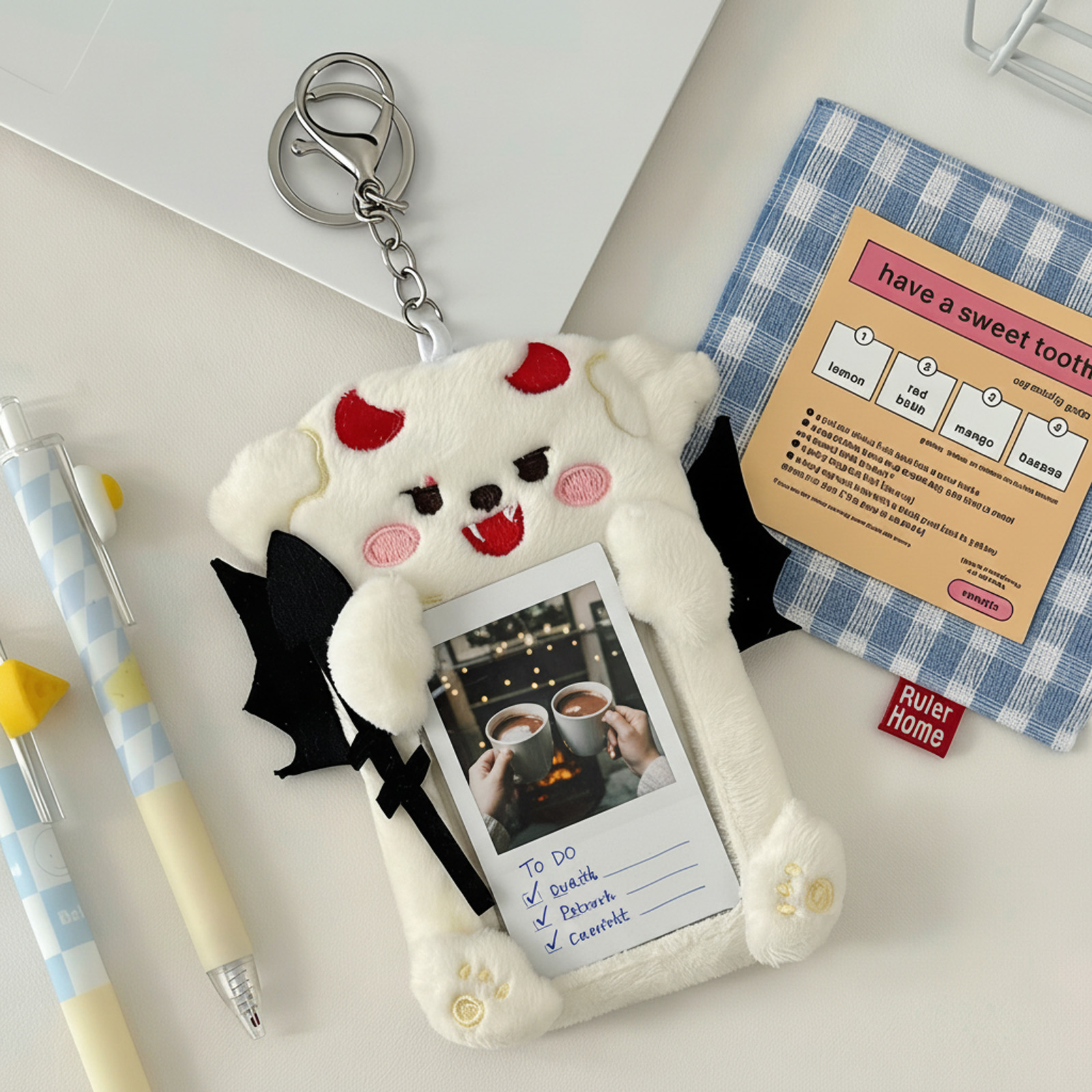 Plush Angel Devil Keychain Cut - Women'S Fashion Backpack ulasan dan harga