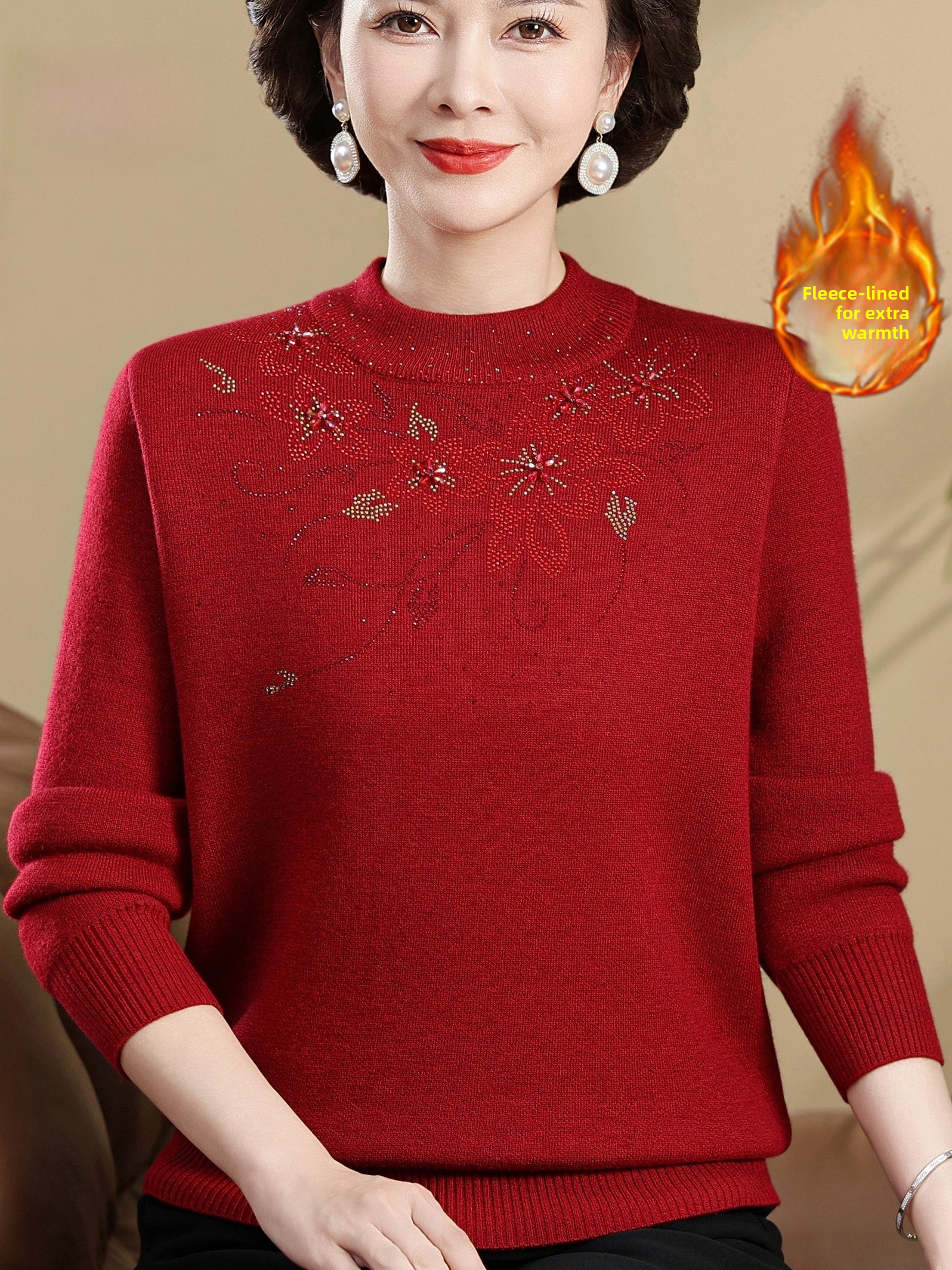 Fashionable Thickened Woolen S - Women Fashion Over 60 ulasan dan harga