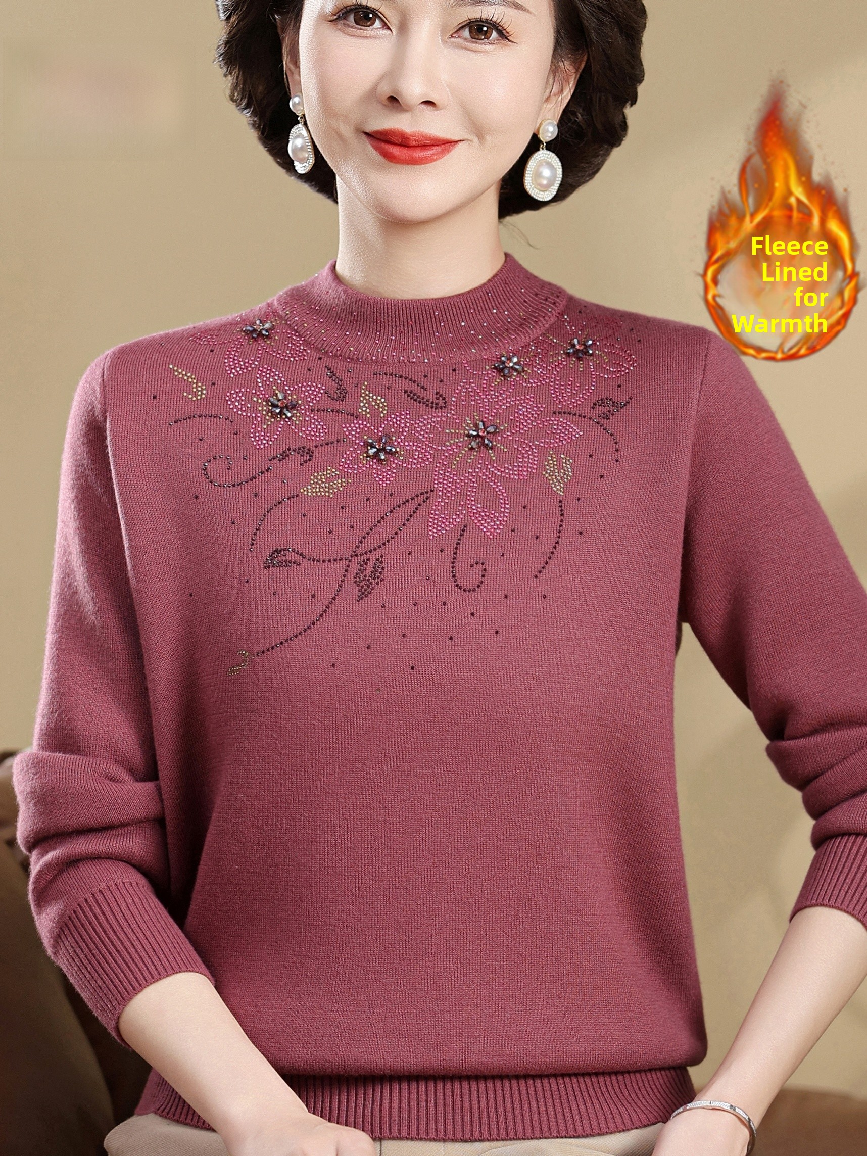 Fashionable Thickened Woolen S - Women Fashion Over 60 ulasan dan harga