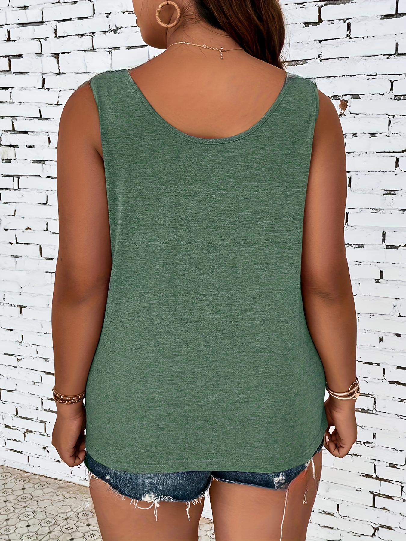 Plus Size Summer Women Elegant - Women'S Fashion Vest Tops ulasan dan harga