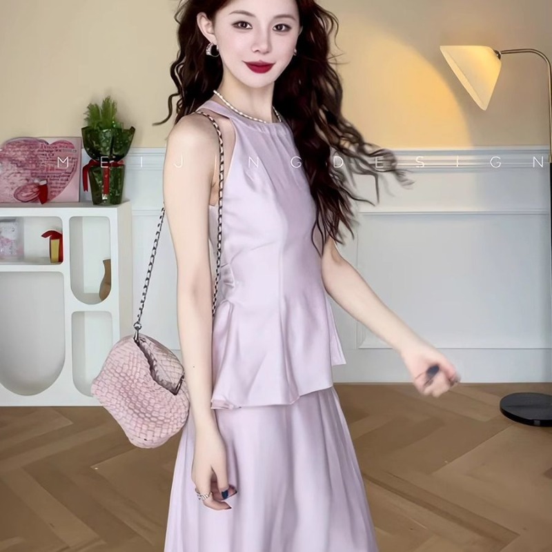 New Two Piece Set Women Summer - Women'S Fashion Vest Tops ulasan dan harga