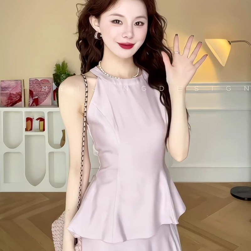 New Two Piece Set Women Summer - Women'S Fashion Vest Tops ulasan dan harga