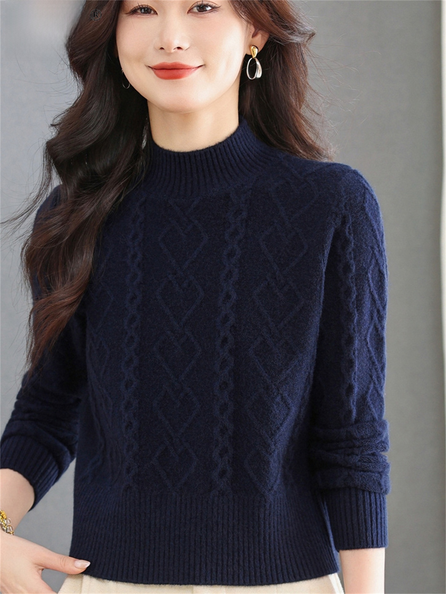 Fashionable Knitted Woolen Swe - Women Fashion Over 60 ulasan dan harga