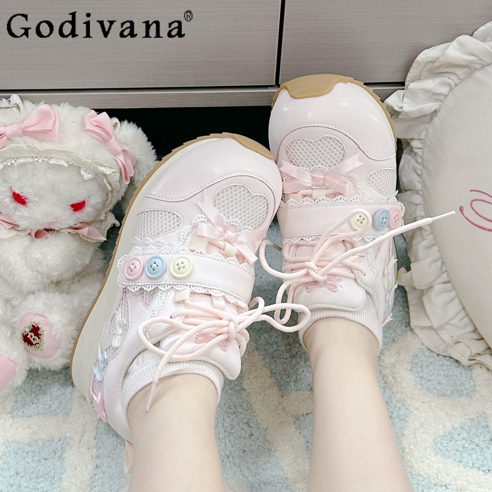 Japanese Cute Girls Sweet Lo S - Sneakers Fashion Women ulasan dan harga