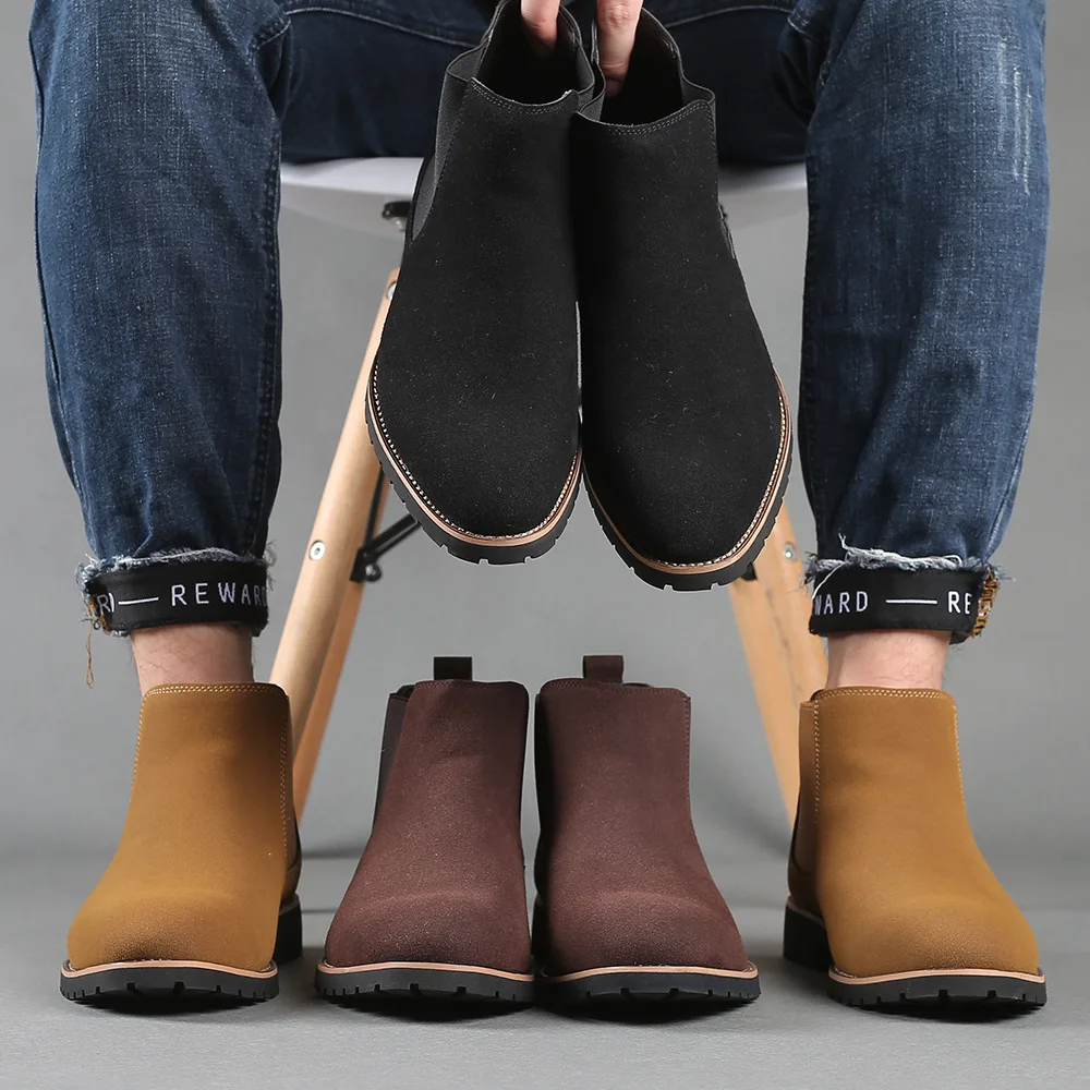 Men Ankle Boots British Style  - Women'S Fashion Winter 2025 ulasan dan harga
