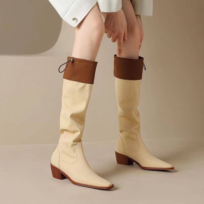Apricot Square Toe Women's Lon - Women'S Fashion Winter 2025 ulasan dan harga