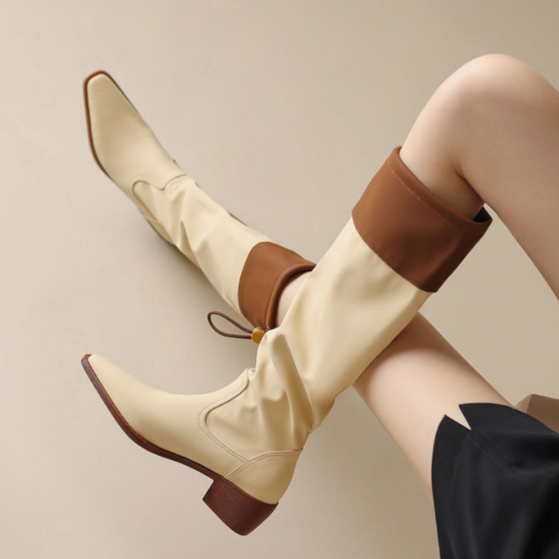 Apricot Square Toe Women's Lon - Women'S Fashion Winter 2025 ulasan dan harga