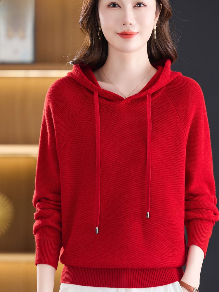Loose Knitted 100 Pure Woolen  - Women Fashion Over 60 ulasan dan harga