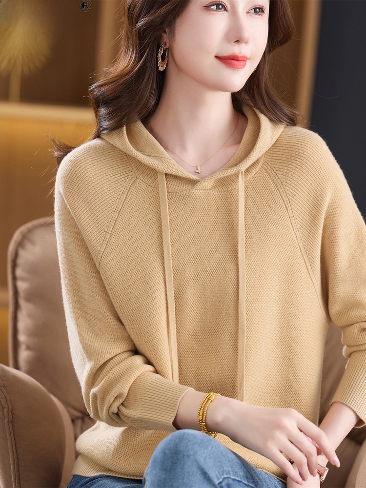 Loose Knitted 100 Pure Woolen  - Women Fashion Over 60 ulasan dan harga