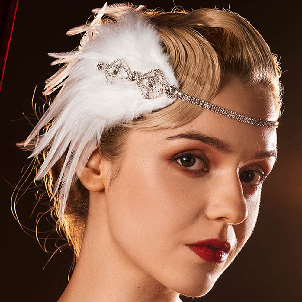 Stonefans Green Flapper Headba - Women'S Fashion Of The 1920S ulasan dan harga