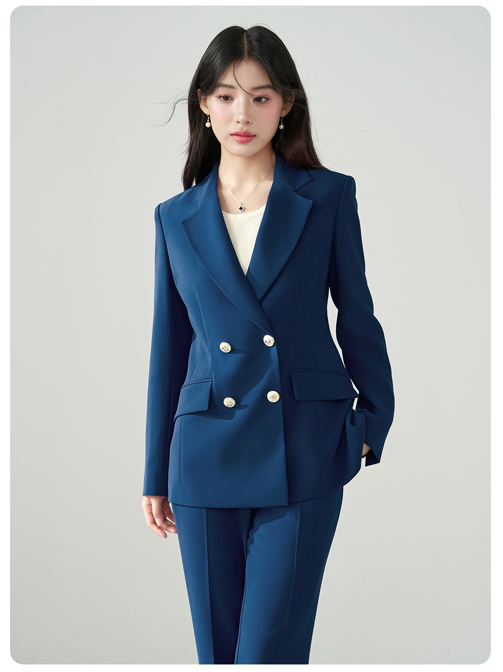 Allingentle Blue Women's 2 Pie - Women'S Fashion Jackets ulasan dan harga
