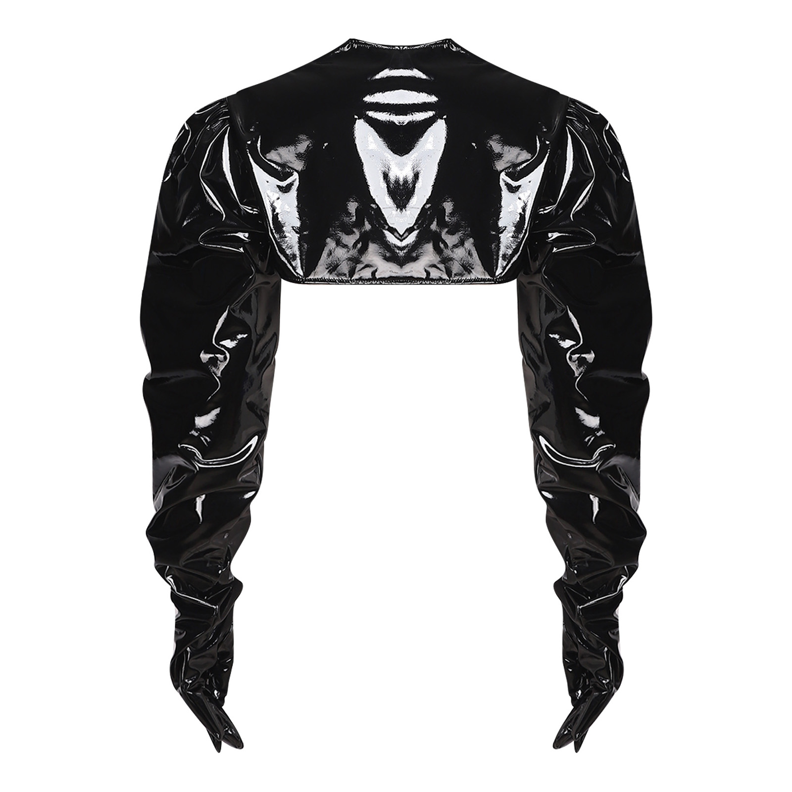 Womens Wet Look PU Leather Car - Women'S Fashion Jackets ulasan dan harga