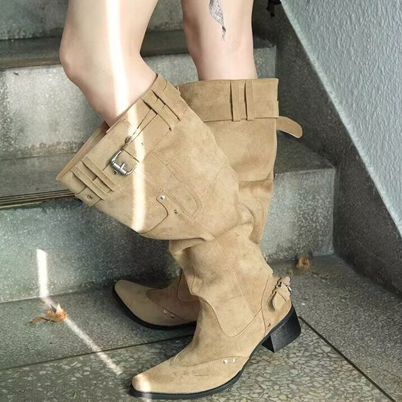Pointed Toe Women High Boots D - Women'S Fashion Winter 2025 ulasan dan harga