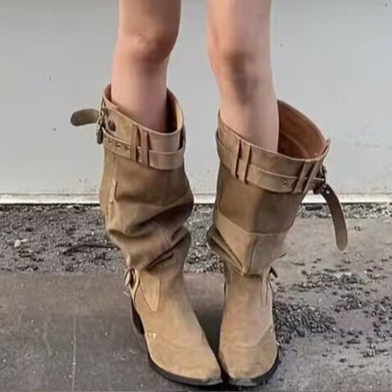 Pointed Toe Women High Boots D - Women'S Fashion Winter 2025 ulasan dan harga