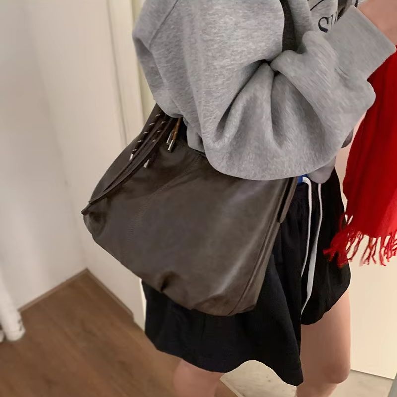 Vintage Large-Capacity Underar - Crossbody Bag Women ulasan dan harga