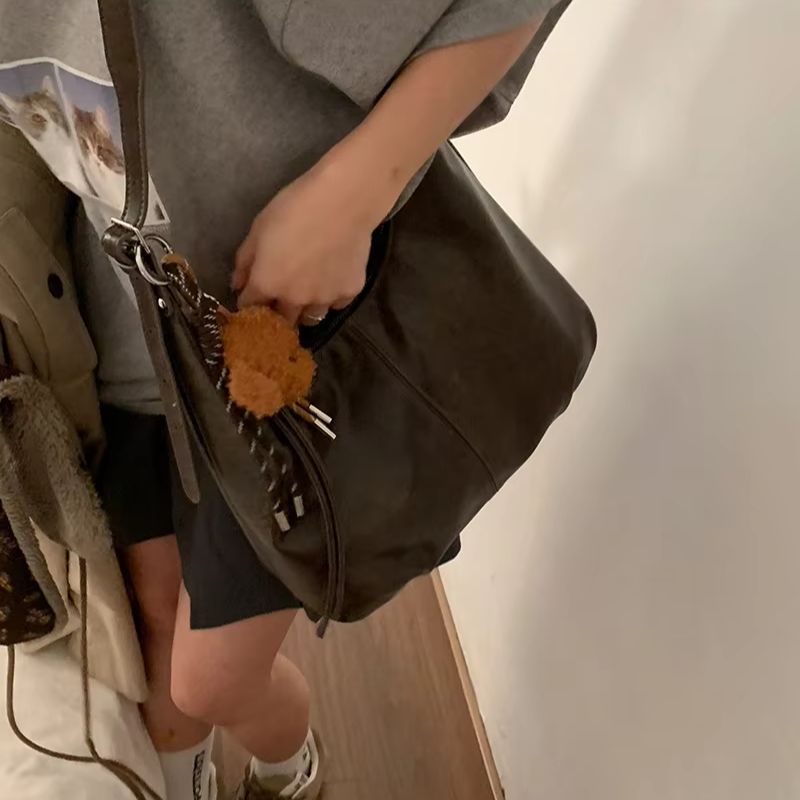 Vintage Large-Capacity Underar - Crossbody Bag Women ulasan dan harga
